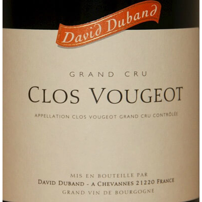 David Duband Clos-Vougeot Grand Cru 2022 (3x75cl)