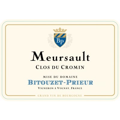 Bitouzet Prieur Meursault Clos Cromin 2018 (6x75cl)
