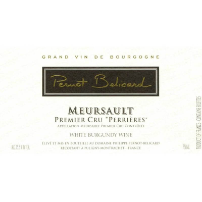 Pernot Belicard Meursault 1er Cru Perrieres 2019 (12x75cl)