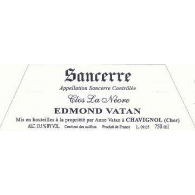 Edmond Vatan Sancerre Clos La Neore 2016 (6x75cl)