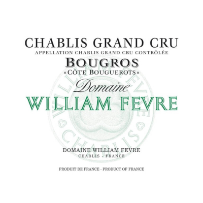 William Fevre Chablis Grand Cru Bougros Cote Bouguerots 2021 (3x75cl)