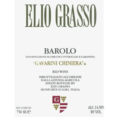 Elio Grasso Barolo Gavarini Chiniera 2007 (6x75cl)