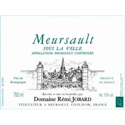 Remi Jobard Meursault Sous la Velle 2022 (12x75cl)