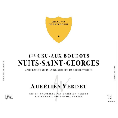 Aurelien Verdet Nuits-Saint-Georges 1er Cru Boudots 2019 (6x75cl)