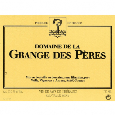 Domaine de la Grange Des Peres Vin de Pays de L'Herault 2015 (12x75cl)