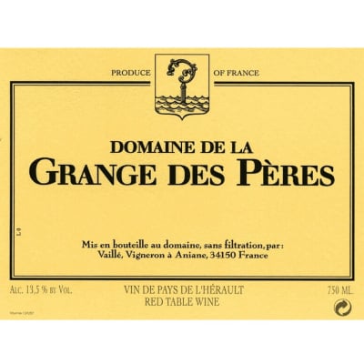 Domaine de la Grange Des Peres Vin de Pays de L'Herault 2019 (6x150cl)