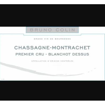 Bruno Colin Chassagne-Montrachet 1er Cru Blanchot Dessus 2022 (6x75cl)