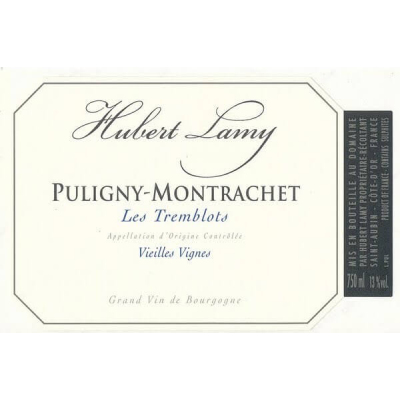 Hubert Lamy Puligny-Montrachet Les Tremblots VV 2022 (6x75cl)