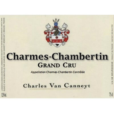 Charles Van Canneyt Charmes-Chambertin Grand Cru 2022 (6x75cl)