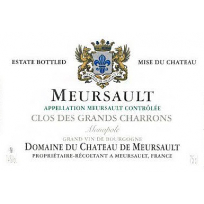 Chateau Meursault Meursault Clos des Grands Charrons 2019 (6x75cl)