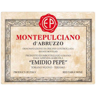 Emidio Pepe Montepulciano d'Abruzzo 2021 (6x150cl)
