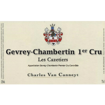 Charles Van Canneyt Gevrey-Chambertin 1er Cru les Cazetiers 2018 (6x75cl)
