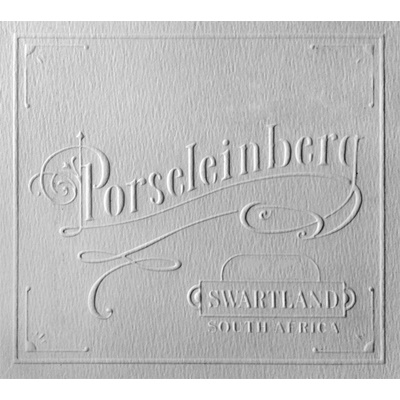 Porseleinberg Swartland Syrah 2019 (12x75cl)