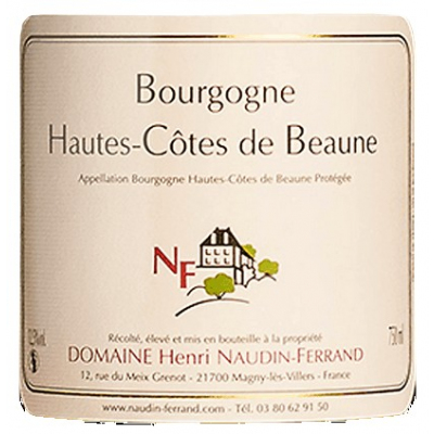 Henri Naudin-Ferrand Bourgogne Hautes Cotes Nuits Blanc 2018 (12x75cl)