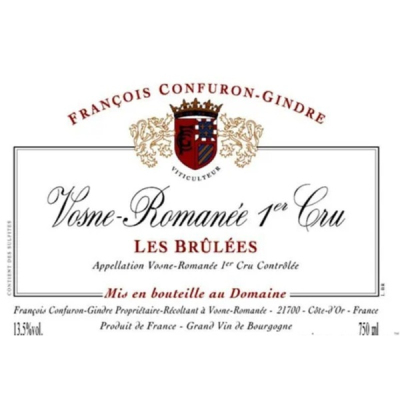 Confuron Gindre Vosne Romanee Brulees 2022 (6x75cl)
