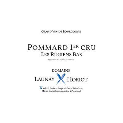 Launay Horiot Pommard 1er Cru Les Rugiens Bas 2022 (3x75cl)