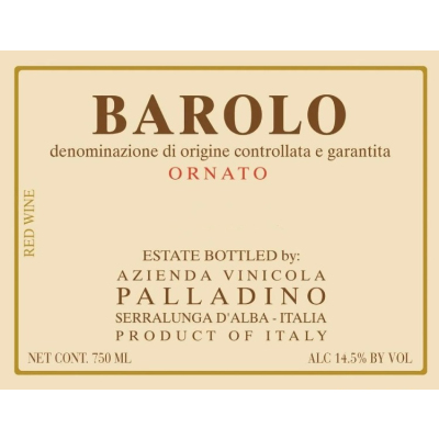 Palladino Barolo San Bernardo Riserva 2016 (1x300cl)