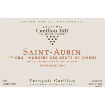 Francois Carillon Saint Aubin 1er Cru Murgers des Dents de Chien 2022 (12x75cl)