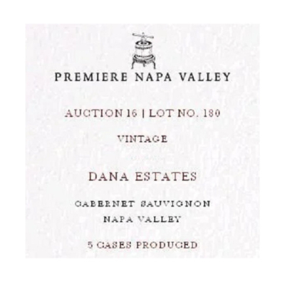 Dana Estates Napa Cabernet Sauvignon Premiere Auction 16 Lot 180 2010 (1x75cl)