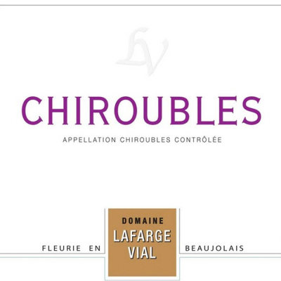 Lafarge Vial Chiroubles 2022 (6x75cl)