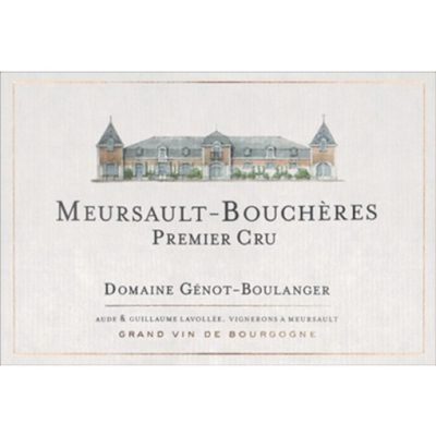 Genot Boulanger Meursault 1er Cru Les Boucheres 2022 (6x75cl)