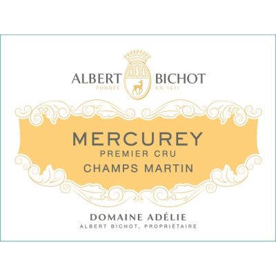 Albert Brichot (Adelie) Mercurey 1er Cru Les Champs Martin 2022 (6x75cl)