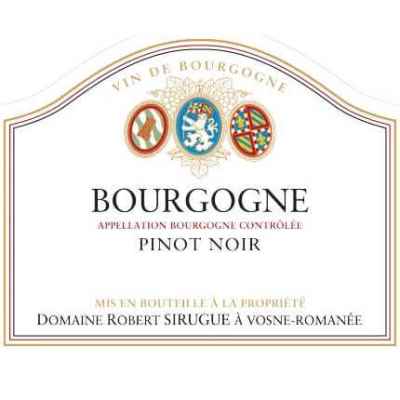 Robert Sirugue Bourgogne Pinot Noir 2019 (6x75cl)