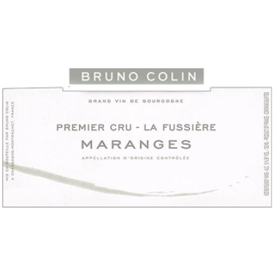 Bruno Colin Maranges 1er Cru La Fussiere Rouge 2021 (6x75cl)