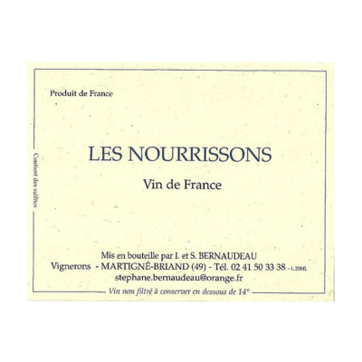 Stephane Bernaudeau Les Nourrissons 2018 (12x75cl)