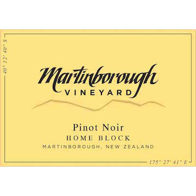 Martinborough Home Block Pinot Noir 2013 (6x75cl)