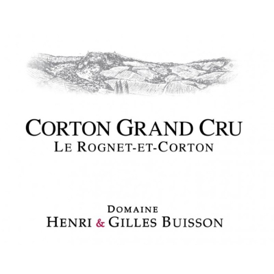 Henri & Gilles Buisson Corton Grand Cru Rognet 2019 (6x75cl)