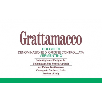 Grattamacco Bolgheri Vermentino Bianco 2019 (6x75cl)