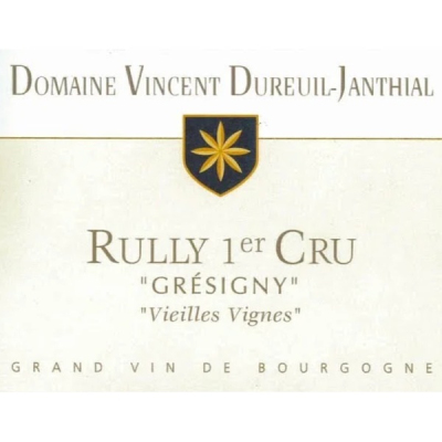 Vincent Dureuil Janthial Rully  1er Cru Gresigny Vv 2022 (1x75cl)