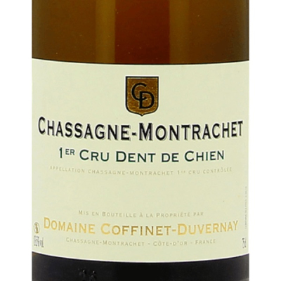 Coffinet Duvernay Chassagne-Montrachet 1er Cru Dent Chien 2022 (3x75cl)