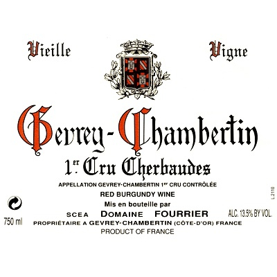 Fourrier Gevrey-Chambertin 1er Cru Les Cherbaudes VV 2016 (6x75cl)