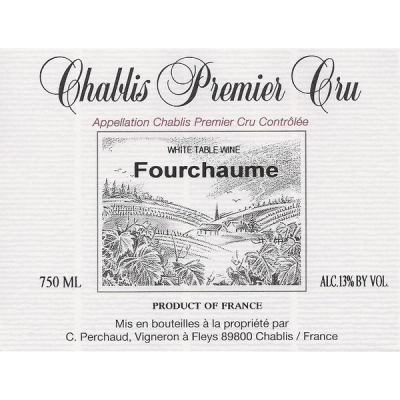 Corine Perchaud Chablis Fourchaume 2022 (6x75cl)