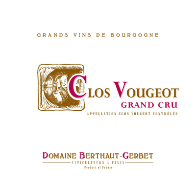 Berthaut Gerbet Clos Vougeot Grand Cru 2022 (6x75cl)