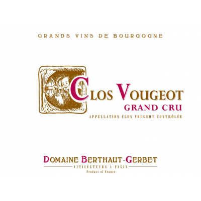 Berthaut Gerbet Clos Vougeot Grand Cru 2019 (6x75cl)