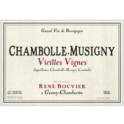 Rene Bouvier Chambolle Musigny 2019 (6x75cl)