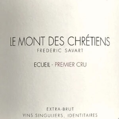 Frederic Savart Le Mont des Chretiens 1er Cru Extra Brut 2018 (3x75cl)