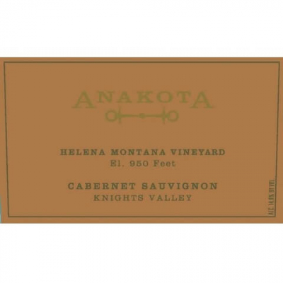 Anakota Helena Montana Cabernet Sauvignon 2017 (6x75cl)