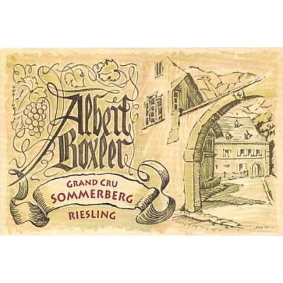 Albert Boxler Riesling Grand Cru Sommerberg D 2017 (12x75cl)