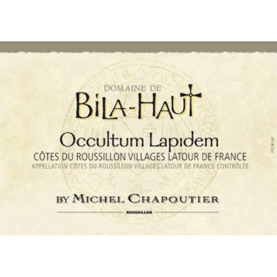 Chapoutier Cotes Roussillion Villages Bila Haut Occultum Lapidem Blanc 2011 (6x150cl)