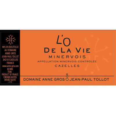 Gros & Tollot Minervois L'o Vie 2019 (12x75cl)