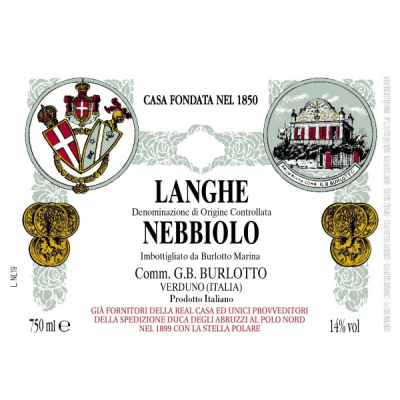 Burlotto Langhe Nebbiolo 2019 (6x75cl)