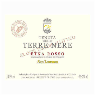 Terre Nere Etna Rosso San Lorenzo 2020 (6x75cl)
