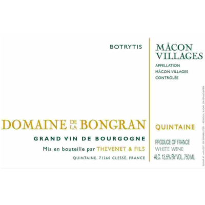 Bongran (Thevenet) Macon Villages Botrytis 2006 (12x37.5cl)
