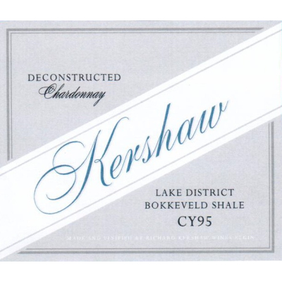 Kershaw Deconstructed Chardonnay Lake District Bokkeveld Shale CY 95 2018 (6x75cl)