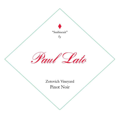 Paul Lato Seabiscuit Zotovich Pinot Noir 2020 (12x75cl)