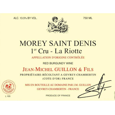 Jean-Michel Guillon Morey-Saint-Denis La Riotte 2022 (6x75cl)